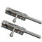 HOHOVYVY Universal-Edelstahl Bolzenriegel Zum Anschweißen Und Anschrauben Türriegel Sicherheitsriegel Torriegel Schlossriegel Metallschloß Schweißen