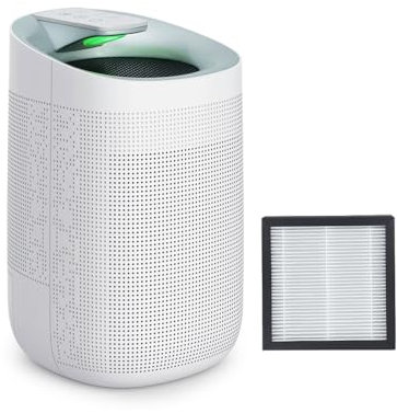 Sefaul Deshumidificador de aire de 1000 ml con función de purificación de aire, control remoto inteligente WiFi, apagado automático, filtro HEPA verdadero, ideal para armario, dormitorio, baño en casa
