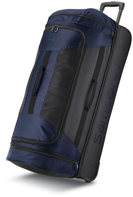 Samsonite Andante Reisetasche mit 2 Rädern, Marineblau/Schwarz, 32-Inch, Andante Reisetasche mit 2 Rädern