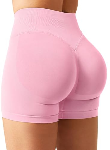 YEOREO SoftHue Damen Sport Short Invisible Scrunch Butt Gym Workout Short | Tummy Control, Seamless, 4.5 Biker Short, Push Up, Booty Lifting, Hohe Taille, Compression, Kurze Sporthose, Kurze Legging