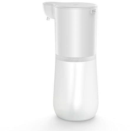 Automatisk tvåldispenser, 350 ml elektrisk tvåldispenser med USB-uppladdningsbar skum, handtvätt, tvåldispenser, IPX4 vattentät för kök, badrum, skola, hote