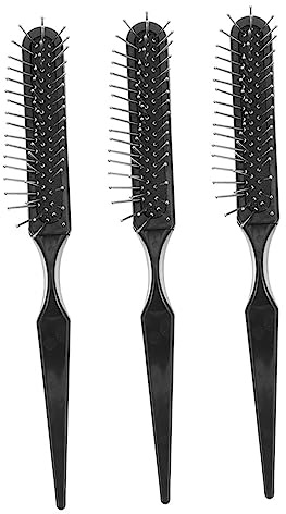 Beaupretty 3piezas Peines Para Cardar Cepillos Desenredantes Cepillos Para Teñir Cabello Masaje Suave