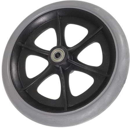 DIYEAH 1pièce Roues Universelles Pour Pneu Plein Antidérapant Installation Facile Rotation à Degrés Remplacement Pour Roues Endommagées