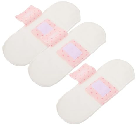 NIYANGLE 3pezzi Assorbenti Riutilizzabili Mestruali Femminili Lavabili Assorbenti Igienici Portatili per Donne Blocco Acqua Borsa Inclusa