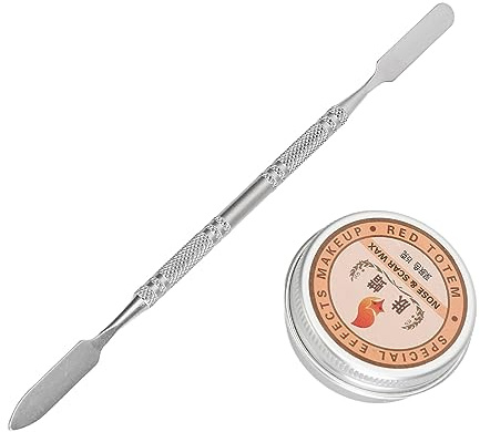 Oytrui Kit de Cera de Cicatriz de Halloween, Efectos Especiales, Kit de Cera de Piel Falsa para Efectos Especiales, Maquillaje Teatral y Color de Feria de Halloween