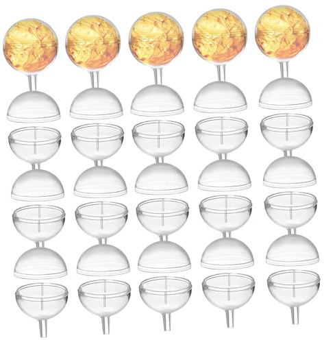 COOPHYA 80 Pezzi Porta Cioccolatini Bouquet Trasparente in Tazze Rotonde Resistenti per Cioccolato e Caramelle per Regali Bouquet Dolci Eleganti