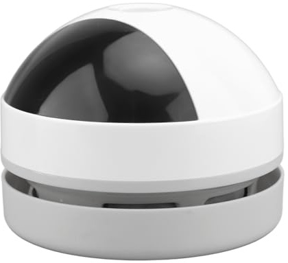 Cocoarm Aspirateur de Bureau, Aspirateur de Table Rechargeable USB ABS avec Batterie 1200 MAh, Aspiration à 360 Degrés, Faible Bruit, Buse Amovible pour Clavier de Bureau, Maison, Voiture
