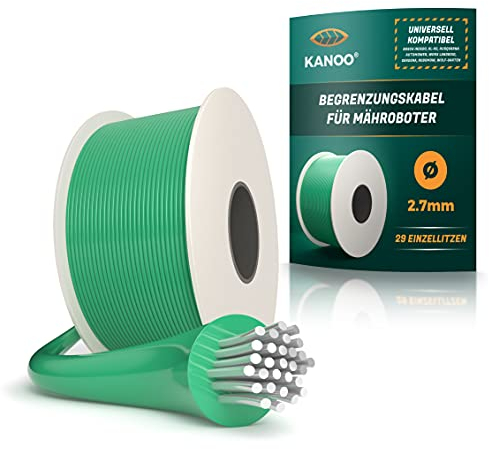 Begrenzungskabel für Mähroboter – Universell kompatibel – Begrenzungsdraht aus Qualitätskupfer – Mähroboter Kabel für Rasenroboter von Husqvarna, Gardena, Bosch, Stihl, UVM. Ø2,7mm - 250m