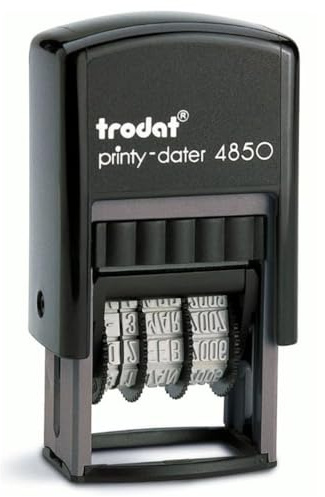 Trodat Printy 4850 - Datumstempel - 23x4mm