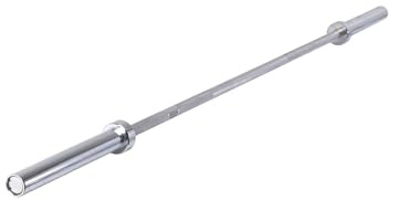 BOOMFIT Barre Olympique 9/12/15/20 kg | Manchons 50mm| Barre de Musculation Développé Couché et Squat | Charge 205-405kg | Idéale Home Gym, Haltérophilie et Powerlifting