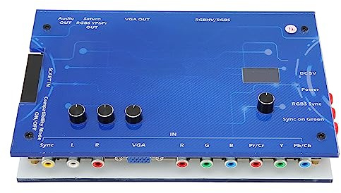 Convertisseur Vidéo de Contrôle GBS GBSC RGBS VGA Péritel Ypbpr vers VGA HD Interface Multimédia Convertisseur de Signal de Jeu Rétro