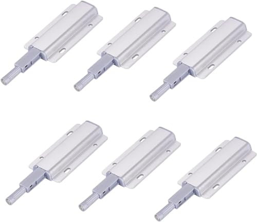 BULINO Chiusura Magnetica, Chiusura Magnetica for Porta con Pressione for Aprire e chiudere la Porta con Una Sola Pressione (Confezione da 6)