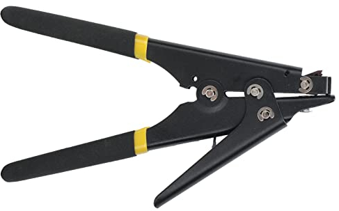 Kabelbinder-Werkzeug, Kabelbinder-Werkzeug, Tragbares Nylon-Kabelbinder-Spannwerkzeug, Kunststoff-Befestigungswerkzeug, Nylon-Kabelbinder-Spannwerkzeug (BLACK)