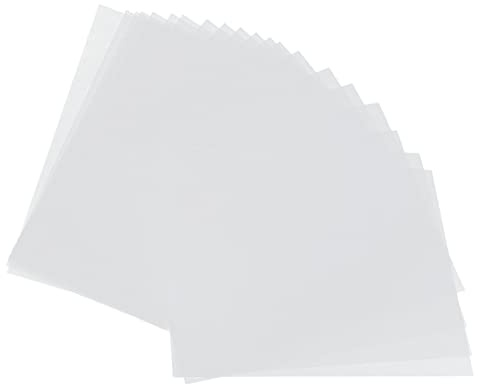 Schrumpffolien, 20 Stück, Transparent, Schrumpffolien-Set, Kunststofffolien-Set mit Schlüsselringen für Schlüsselanhänger, Schmuck, Spielzeug,