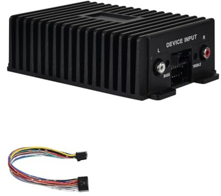 Joskeijky Potenza Android Amplificatore Box Audio Stereo Auto 4x80W per Autoradios Android Hi-FI EQ Sound RY-125AB per Autoradio