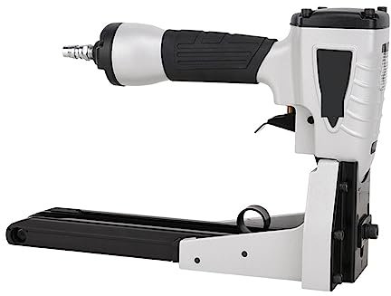 Grapadora Manual, Grapadora de cierre Clavadora de aire Embalaje de cartón Cierre MTA18 Pistola de clavos industrial resistente para Madera, Tapicería, Decoración, Muebles