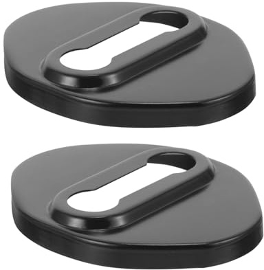 Ciieeo 2pcs Car Door Lock Covers Durable Aluminum Alloy Protectors for Automotive Door Locks for Enhanced Aesthetics and Protection
