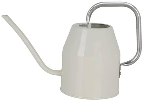 Ioensy Annaffiatoio Da 1 Litro con Manico Ergonomico Bianco per Annaffiare Fiori Da Giardino E Piante