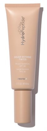 HydroPeptide Solar Defense Tinted Moisturizer with Sunscreen, SPF 30 Face Antioxidant 1.7 Ounce