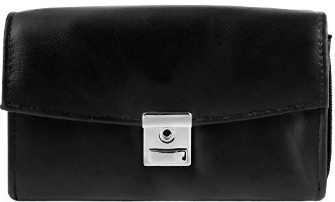 Akzent - Kellnergeldbörse Taxi Gastro Portemonnaie 17x10x4,5cm 3000058-17 (Kunstleder, Schwarz)