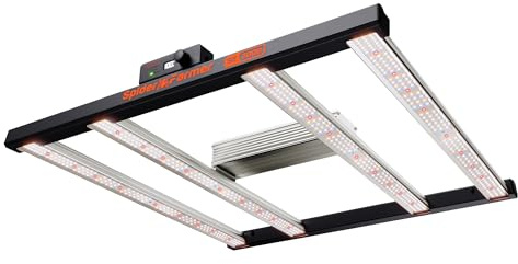 Spider Farmer SE3000 LED Grow Light Bar 300W Samsung LM301H EVO Led Full Spectrum 3.14 umol/J Daisy Chain 3x3ft Coverage Dimmable Detachable Commercial Plant Grow Light