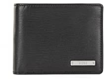 BOSS Hugo Herren Gallerya_6 Cc Geldbeutel, Black1, ONESI EU