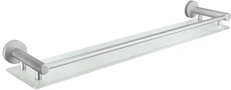 Kleine Wolke Ablage Apollo, Wandaccessoire, Farbe Milky, Material: Aluminium, Glas