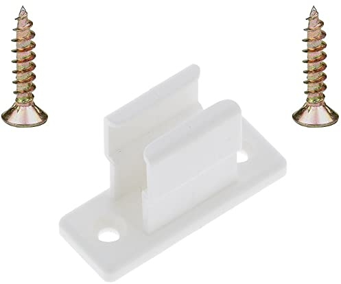 cyclingcolors Clip bloqueur de manivelle volet Roulant Blanc Support Guide Manette Plastique 13mm Universel fenêtre Mur à Visser