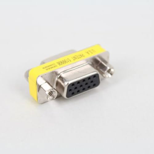 UKCOCO Adaptador Vga Hembra Hembra para Computadora Cambiador de Género Mini para PC Compatible
