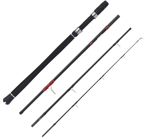 WFT Lord of The Fjord Heilbut Jigger Canne à pêche 4 pièces 2,16 m 80-220 g