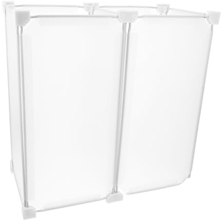 Warmhm Séparateur D'étagère Congélateur Coffre 1 Colonne 2 Compartiments 18x36x36 Cm Plastique Organisation Compartiment Rangement Aliments Maison Magasin