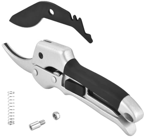 Gogogmee Sécateur de Jardinage pour Fruitier Coupe Précise et Sécurisée Poignée Antidérapante Outil pour Branches et Arbustes