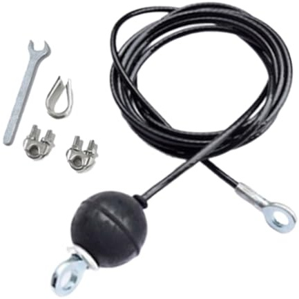 BUBEFSKD Câble de fitness en acier - Poulie réglable - Haute performance - Pour système de rechange de la salle de sport