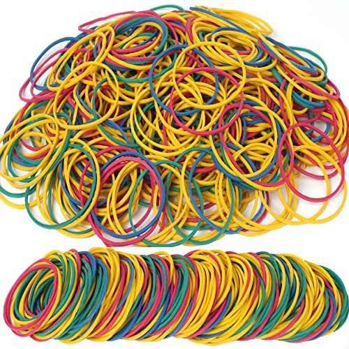 Rubber Bands Multicolor 60mmx1.5mm 530Pcs Net Weight 190g Diameter 38mm
