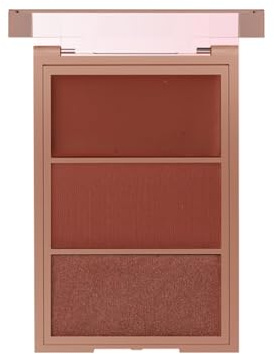 Palette de blush 3 couleurs, blushs pour les joues, palette de maquillage crème et poudre compacte, blush mat naturel longue tenue, cadeau maquillage (#03)