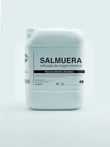 Salmuera - sal líquida para uso industrial y doméstico. Botella 20 Lt