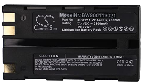 vhbw batteria sostituisce Leica GEB211, GEB90, GEB212 per dispositivo di misurazione laser, dispositivo di misurazione (2800mAh, 7,4V, Li-Ion)