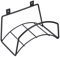 ROEQE Garden Hose Holde - Heavy Duty Metal Hose Hanger Wall Mount Water Hose Holder for Outside Yard, Durable Hose Hooks Ideal for Hose Storage(Black)