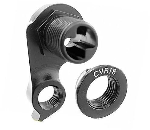 Wivplex 2-teiliges Fahrrad-Schaltwerk-Aufhänger, for Cervelo CVR18-3 DRH-WMN112 DRH- Disc Road Rahmen S3 C3 C5 R3 R5 S5 Carbon Mech Dropout Schaltauge(Black WGH1022P2)
