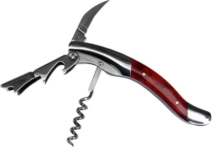 Sarge Knives Wine tool, 5.625 in, Red Bone