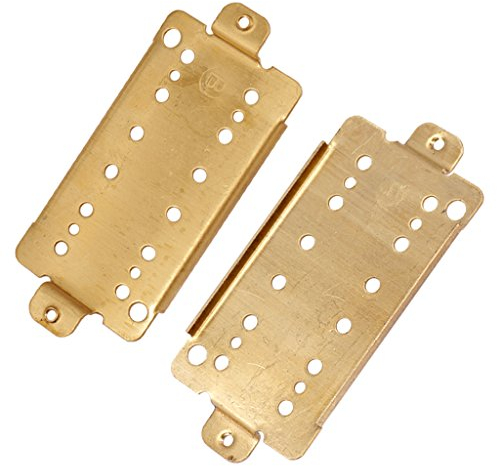 Gazechimp 2 Stü Goldene Humbucker Tonabnehmer Grundplatte Für E Gitarre Instrument ACCS