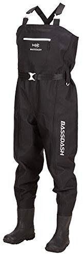 Bassdash 3D Anglerhose Wathose Wader Ultra High Strength Schwarz kariert Nylon PVC Angeln Jagd Wathosen für Männer