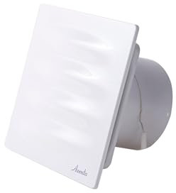 Awenta Kleinraumventilator Wandventilator System Turbo Vertico Weiß 100 M mit Nachlauf & Bewegungssensor