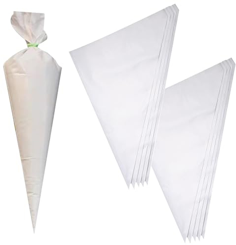 10 Pezzi Sacchetti per Malta, Sacchetti per Fughe, Sacchetto per Malta, Sacca per Giunture, Erogatore per Cemento, Sacco di Malta per Fughe, Impermeabili, Riutilizzabili, 530 mm x 450 mm x 285 mm