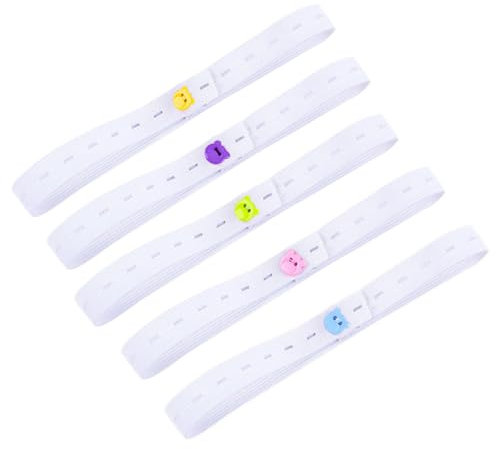 ifundom 20stücke Verstellbare Windelbefestigungen Für Mädchen Elastische Klettbänder Mit Knopf Zufällige Farben Praktische Lösung Für Windelstrips Und Babypflege