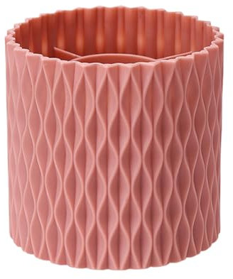 Makeup Organiser Brush Holder with 5 Slot, 360 Rotating Cosmetics Organizer, Makeup Brush Pot, Large Capacity Storage Box for Desktop Bathroom