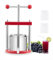 VEVOR Prensa de Vino de Frutas 1,65 L, 2 Barriles de Acero Inoxidable, para Sidra, Manzana, Uva, Tintura, Miel, Aceite de Oliva, con Mango en T para Cocina al Aire Libre y Hogar, 220 x 497 mm