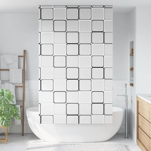 Gecheer Estor Enrollable para Ducha Tela 130x240 cm Ancho 126 cm,Estor Enrollbale para Ventana,Protección Solar para Balcón,Toldo Decoración,CL-8