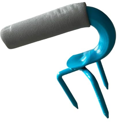 Strumento professionale a mano per artiglio da giardino resistente alla ruggine, motivo a denti triangolari, migliora il drenaggio per la salute delle radici delle piante