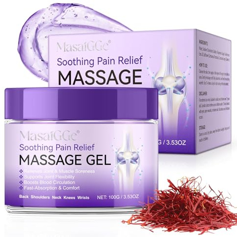 Douleurs articulaires, gel violet, gel de soin des articulations, crème pour le corps, vie, cou, mains et pieds, favorise l'activité articulaire